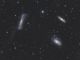 Leo trio of galaxies