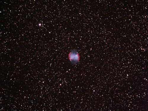 Ripresa della Nebulosa M27 da Montefiorino(Mo)