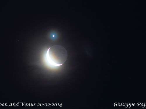 Congiunzione Luna-Venere