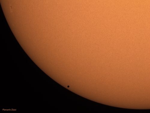 Inizio del transito di Mercurio davanti al Sole