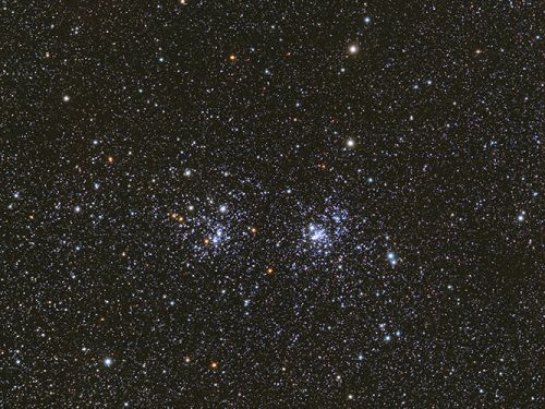 NGC 869 and NGC884 Double Cluster in Perseus