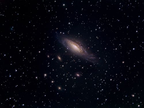 NGC7331 con tre strumenti diversi