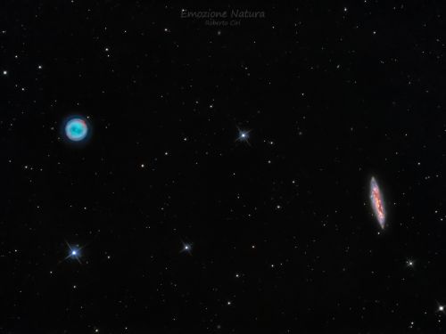 Messier 97 e Messier 108