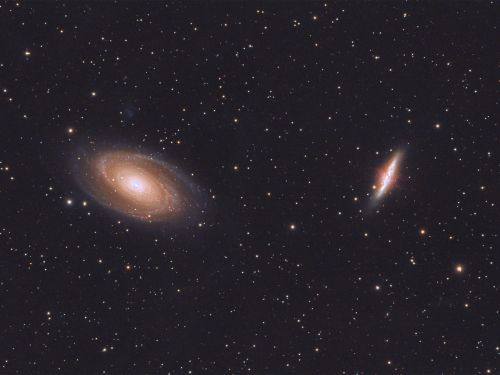 M81 e M82  Galassia di Bode e Sigaro