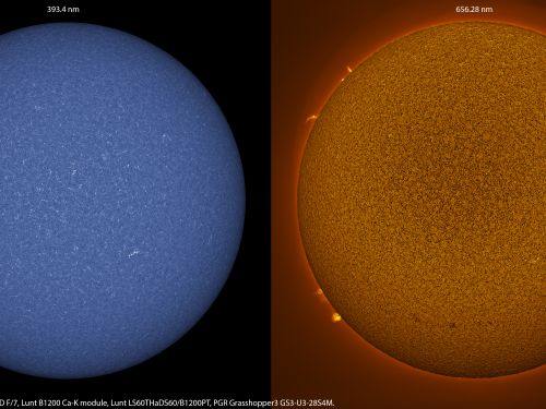 Sole Ca-K e H-alpha 08/05/2020