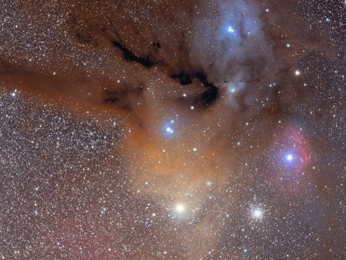 Zona Nebulare tra Antares e Rho Ophiuchi