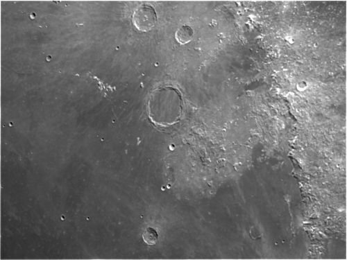 il cratere Archimedes e gli Appenini Lunari