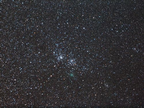 Cometa C/2017 T2 Panstarss nel Doppio del  Perseo