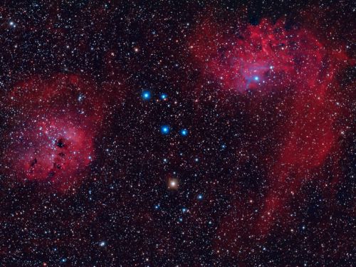 Complesso nebulare nell’Auriga IC-410 IC-405