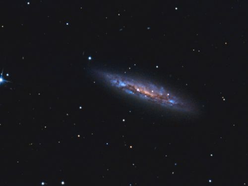 Galassia a spirale M108 nella costellazione dell’Orsa maggiore .
