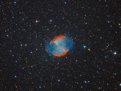 Nebulosa planetaria M27 nella Volpetta
