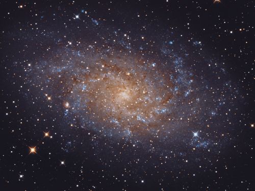 Galassia M33 nella costellazione del Triangolo,
