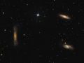 Tripletto di galassie nel Leone M65 M66 NGC3628