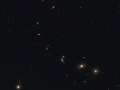 Ammasso di galassie "la catena di Markarian"nella costellazione della Vergine.