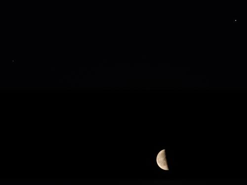 Congiunzione Luna – Giove – Saturno