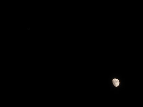 Congiunzione Luna – Marte _ Luna con Maniglia d’Oro – Golden Handle – 25 novembre 2020