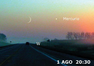 Congiunzione Luna Mercurio