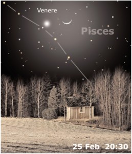Congiunzione Venere Luna