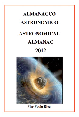 Almanacco Astronomico 2012 – Pier Paolo Ricci