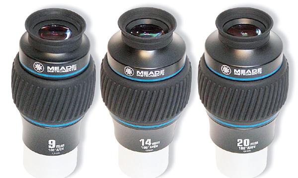 Oculari Meade Xtreme Wide Angle – Le tre nuove focali della Serie 5000 a 100° di campo