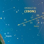 comete cartina ISON