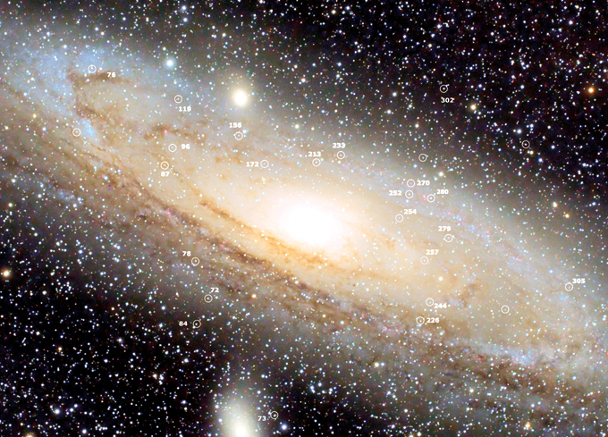 AMMASSI GLOBULARI IN M31 una sfida e una guida osservativa