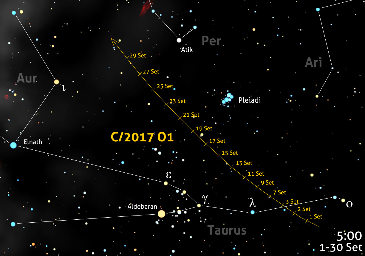 Una bella cometa per l’autunno Una bella cometa per l’autunno