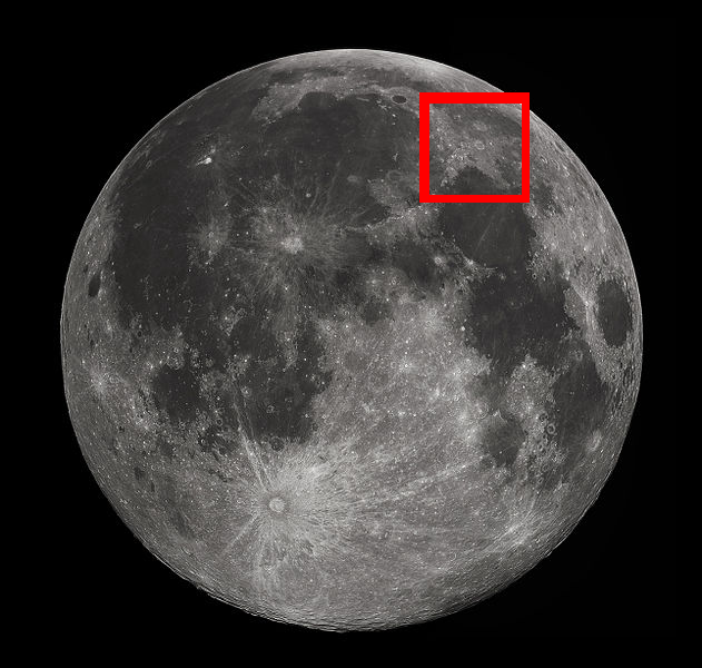 La Luna di Novembre. I crateri Aristoteles, Eudoxus e Alexander