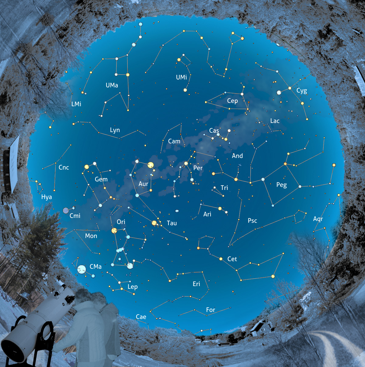 Il Cielo di Dicembre: Effemeridi e Fenomeni Il Cielo di Dicembre: Effemeridi e Fenomeni