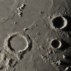 I crateri Archimedes, Aristillus e Autolycus