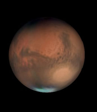 Ripresa della rotazione completa di Marte