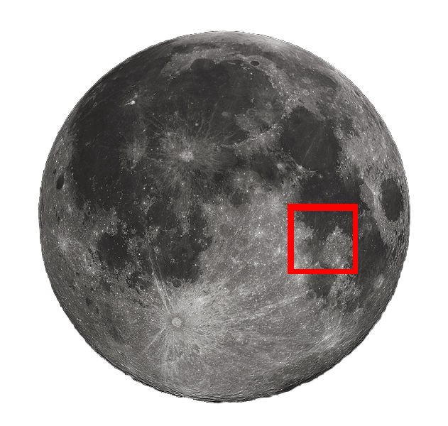 Luna – Guida all’osservazione: dal cratere Taruntius fino al lato orientale del Sinus Asperitatis