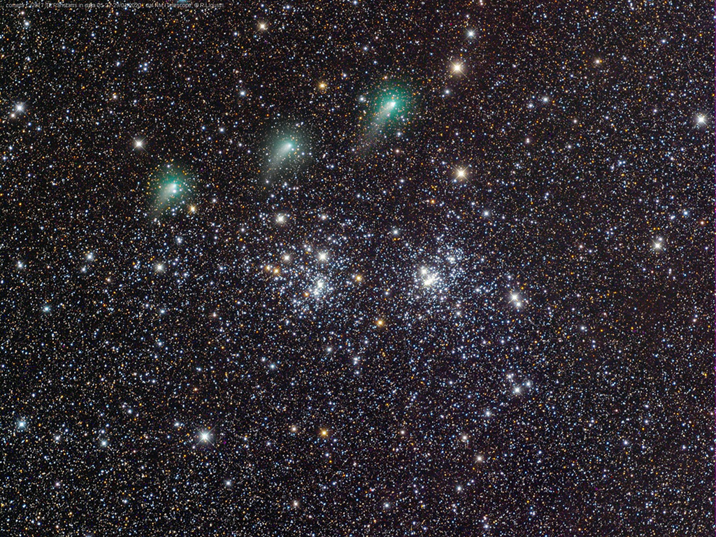 Gallery La cometa C/2017 T2 PanSTARRS incontra il Doppio Ammasso del Perseo Gallery La cometa C/2017 T2 PanSTARRS incontra il Doppio Ammasso del Perseo