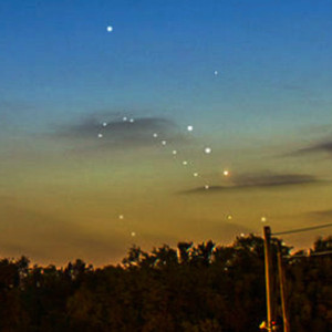 Le tracce serali di Venere e Mercurio