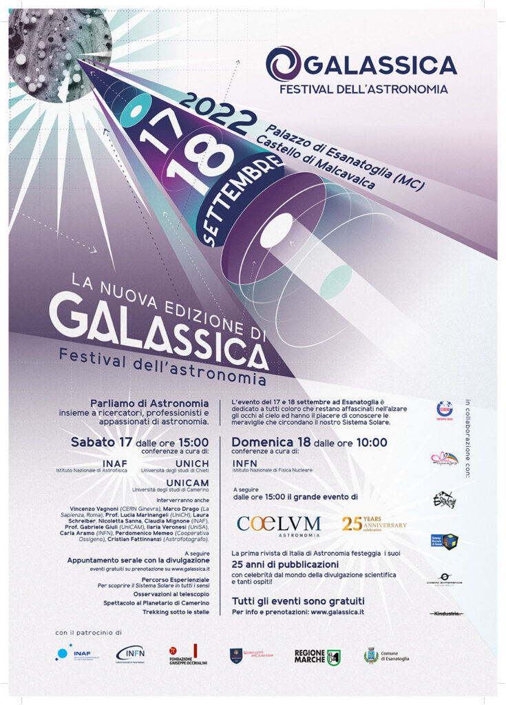 Programma Galassica settembre 2022