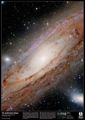 Poster Astronomia M31 Galaxy - Galassia di Andromeda