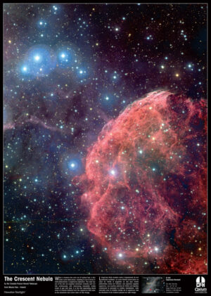 Poster Astronomia Jellyfish Nebulosa