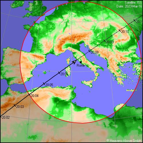 No te pierdas el paso de la Estación Espacial Internacional esta noche