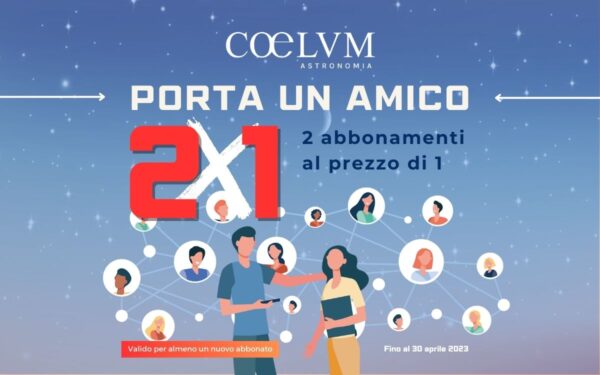 2x1 PORTA UN AMICO IN COELUM