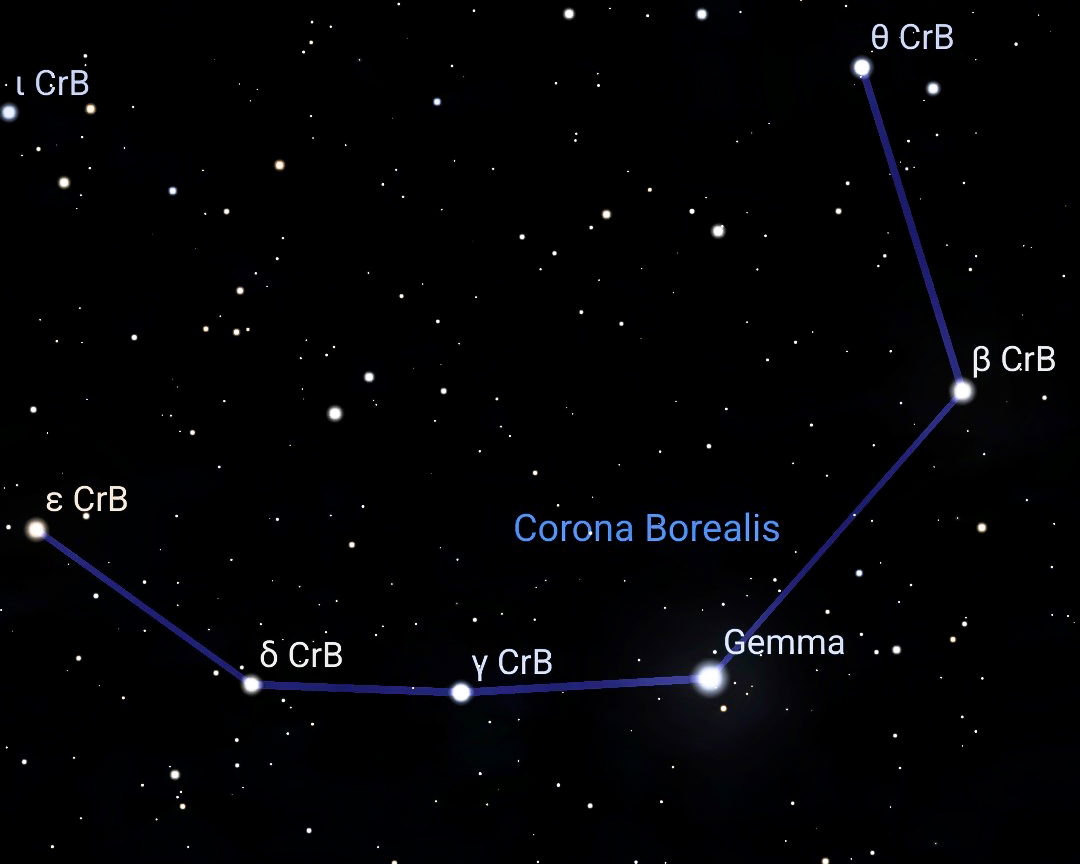 La Costellazione della Corona Boreale