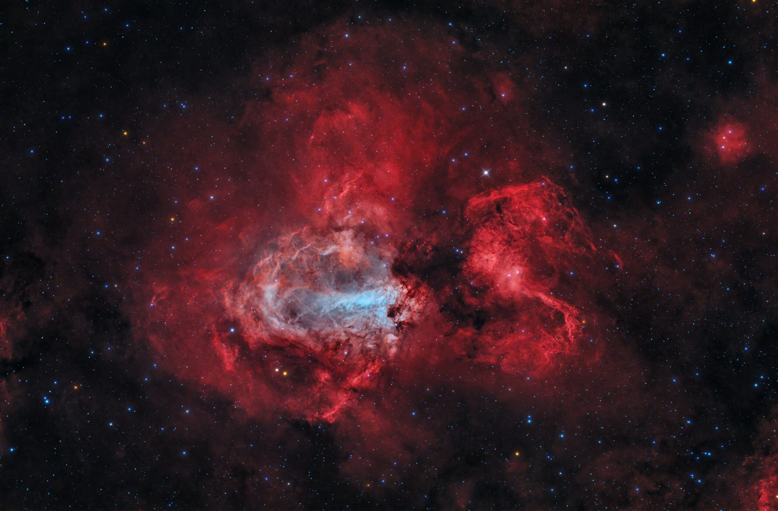 Nebulosa Omega nella costellazione del Sagittario