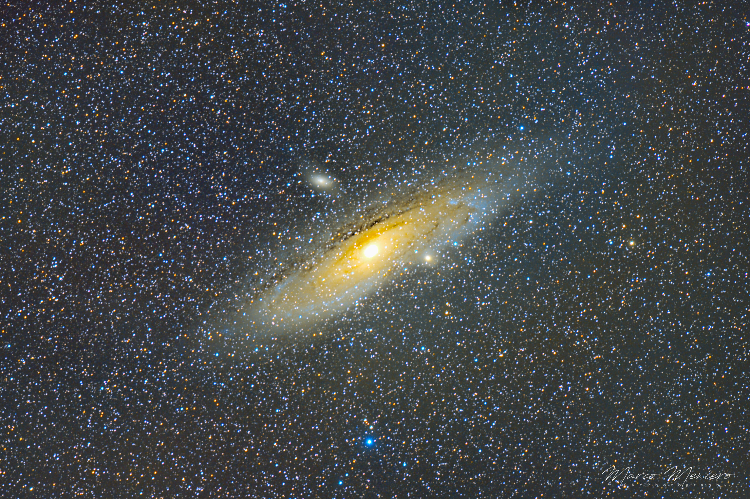 M31 nella Costellazione di Andromeda