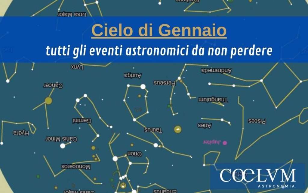 Il Cielo di Gennaio 2024 Coelum Astronomia