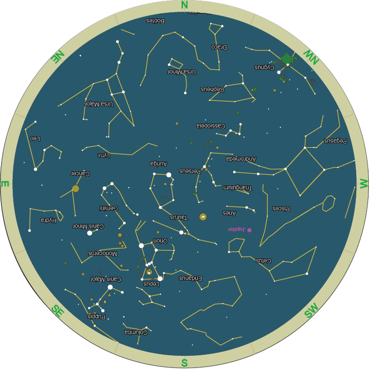 Il Cielo di Gennaio 2024 Coelum Astronomia