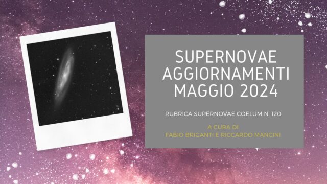 SUPERNOVAE maggio 2024