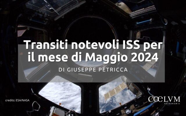 transiti ISS maggio 2024