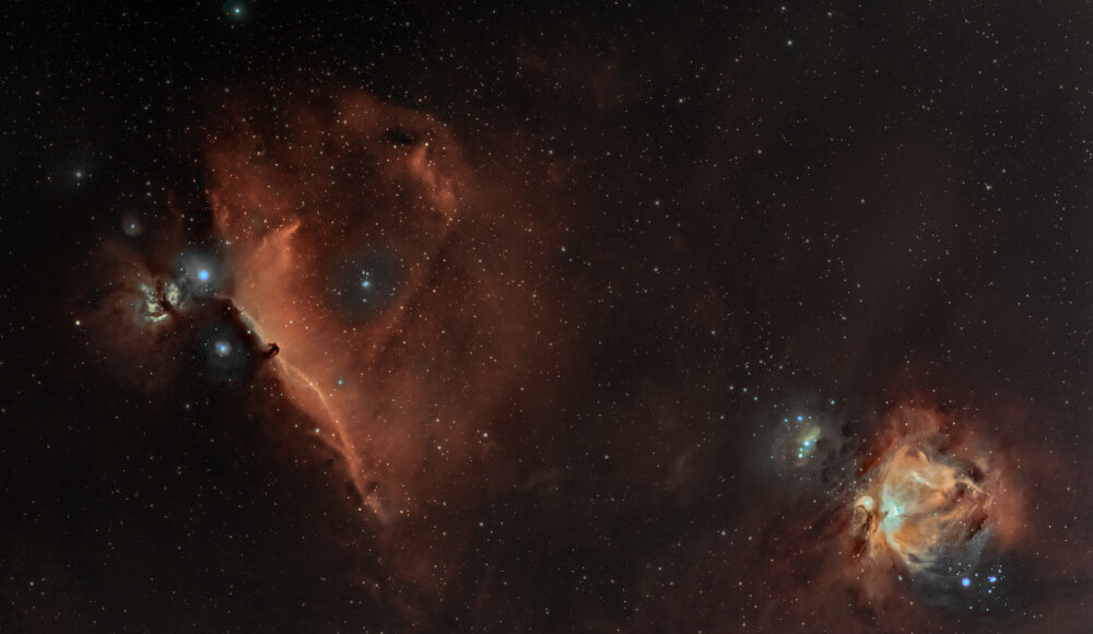 Astrofotografia da città nebulose