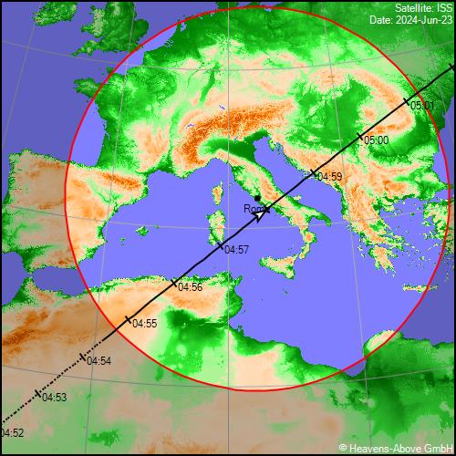 Transiti della ISS International Space Station
