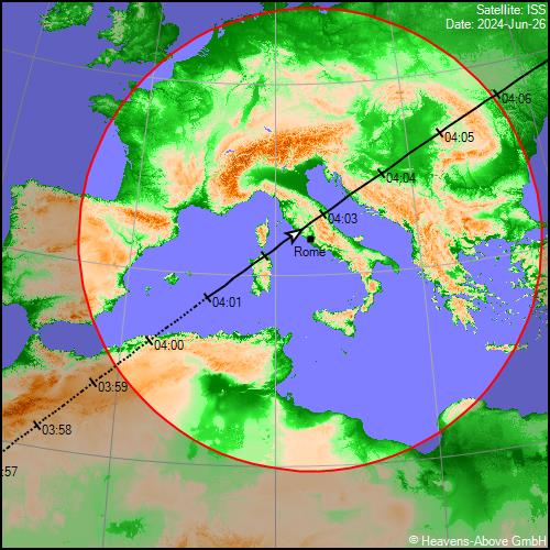 Transiti ISS International Space Station