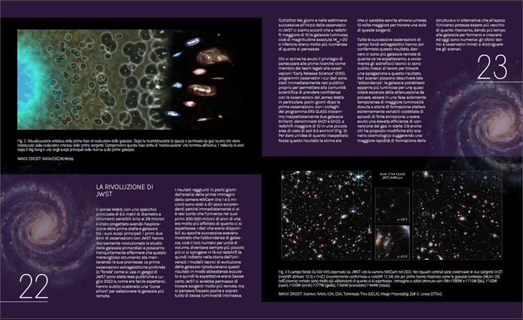 LA CORSA ALLE PRIME GALASSIE COELUM ASTRONOMIA N°268